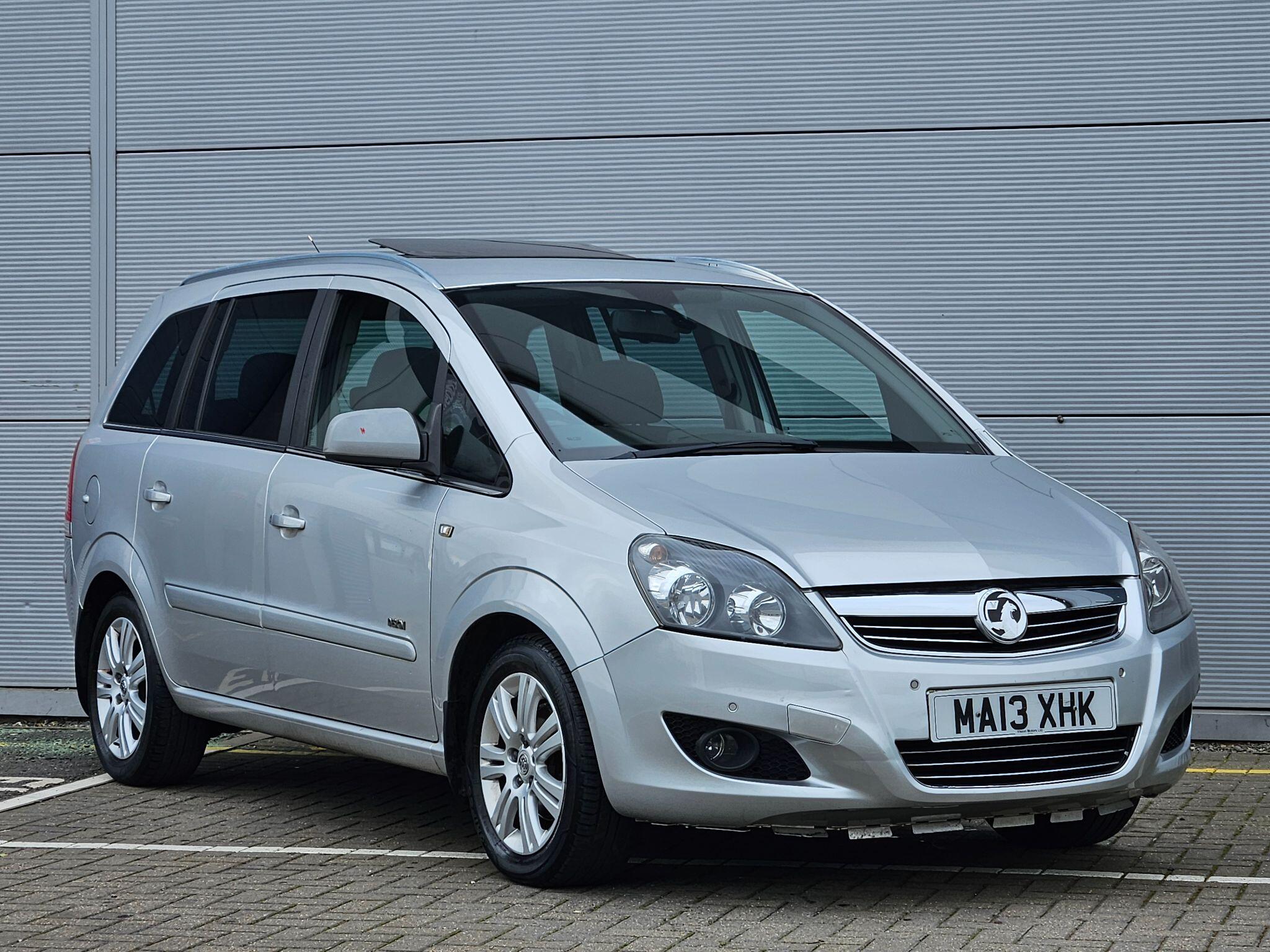 2013 Vauxhall Zafira in Silver for sale
