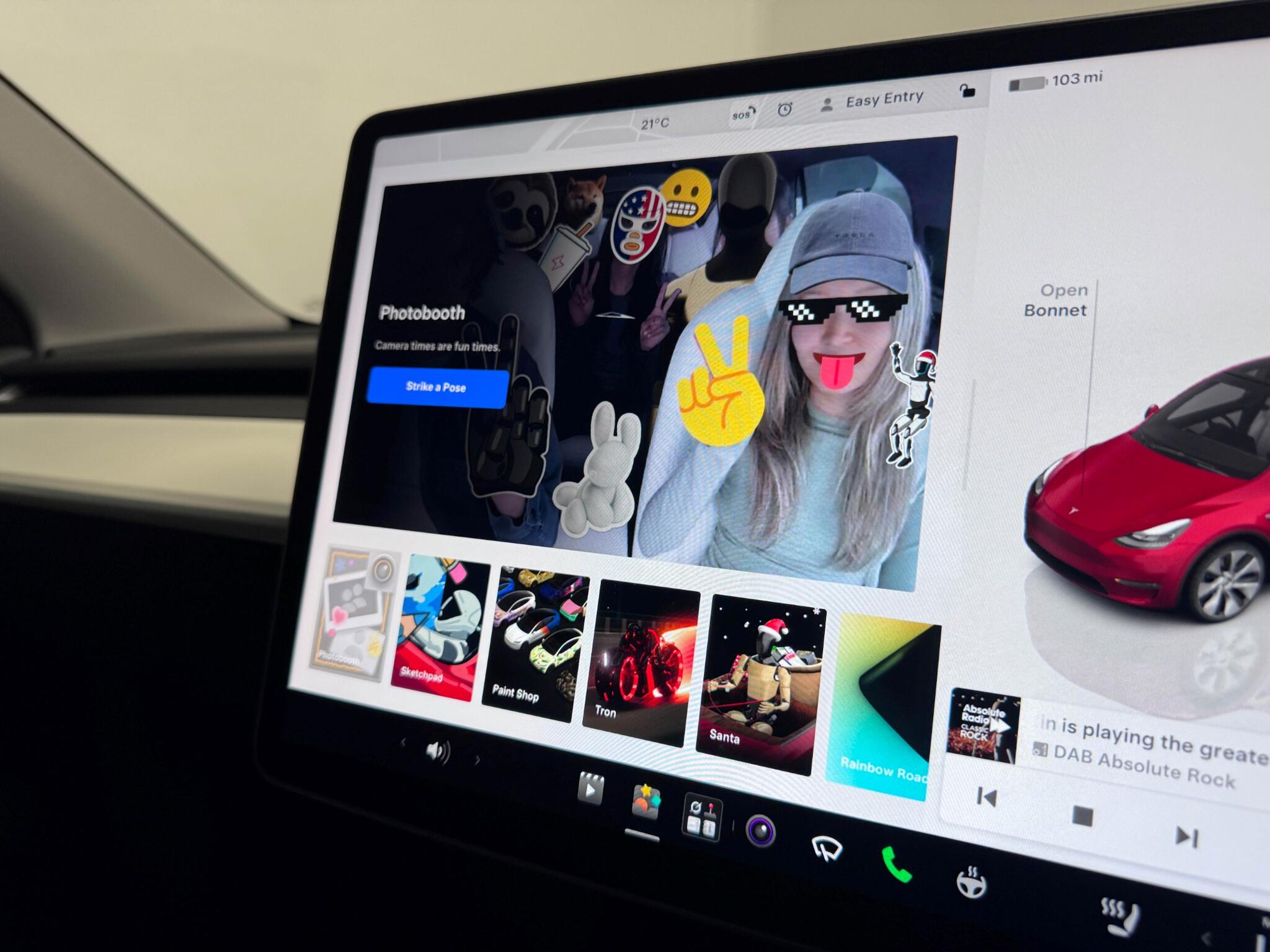 Tesla Model Y view 45