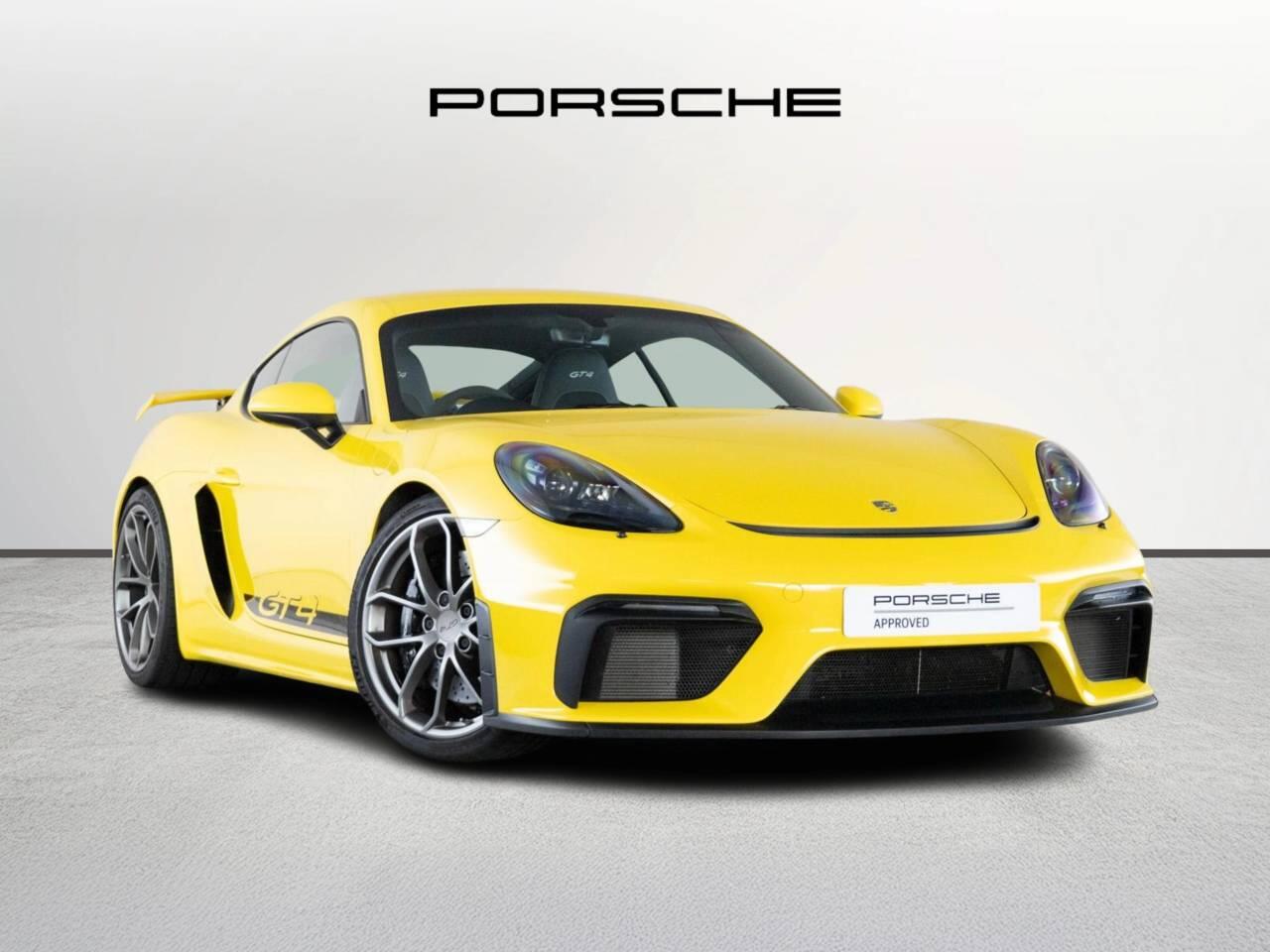 2022 Porsche Cayman in Yellow for sale