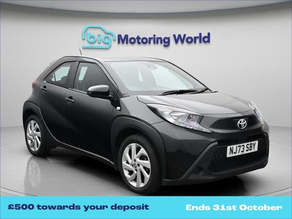 Black 2023 Toyota AYGO X Hatchback Front-wheel drive Automatic