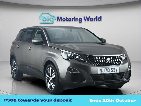 Grey 2020 Peugeot 5008 Estate Front-wheel drive Manual