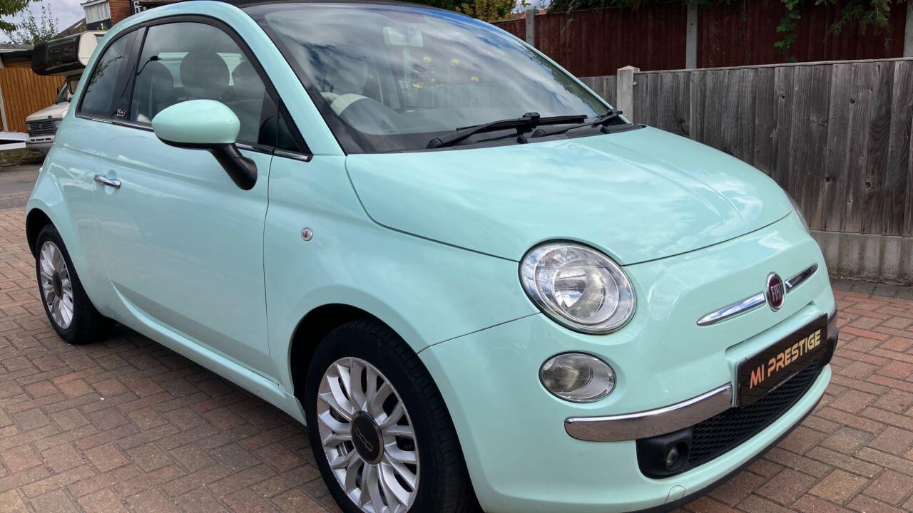2014 Fiat 500C in Green for sale