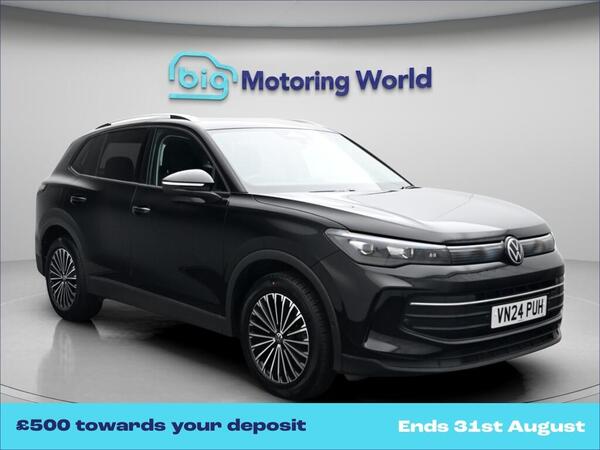 Black 2024 Volkswagen Tiguan Estate Front-wheel drive Automatic