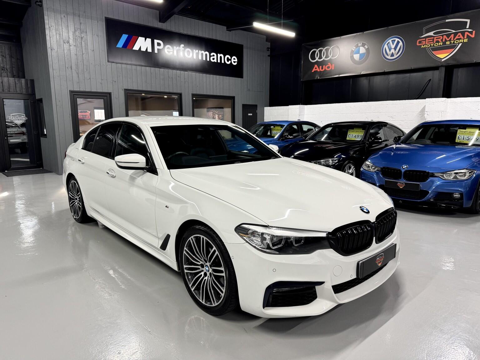 2018 BMW 5 Series in White for sale