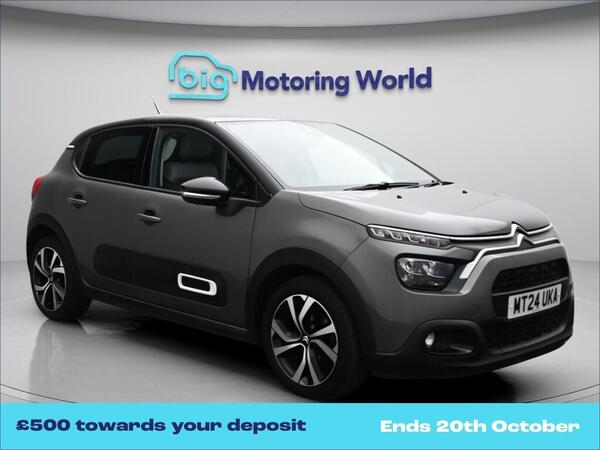 Grey 2024 Citroen C3 Hatchback Front-wheel drive Manual