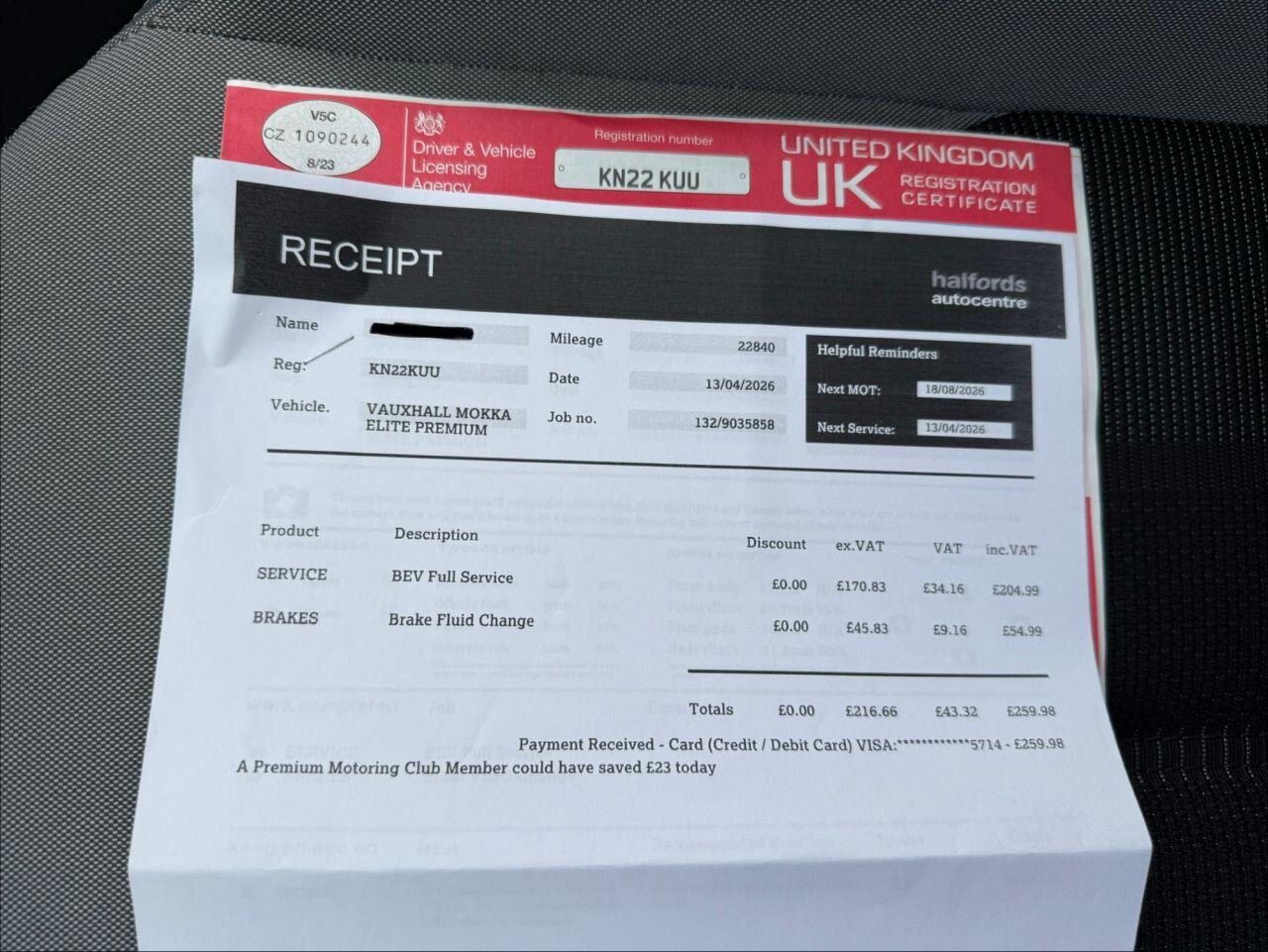 Vauxhall Mokka Electric view 53