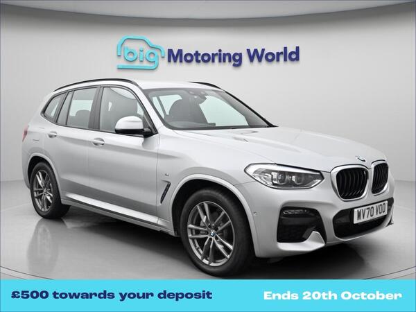 Silver 2020 BMW X3 SUV/Crossover All-wheel drive Automatic