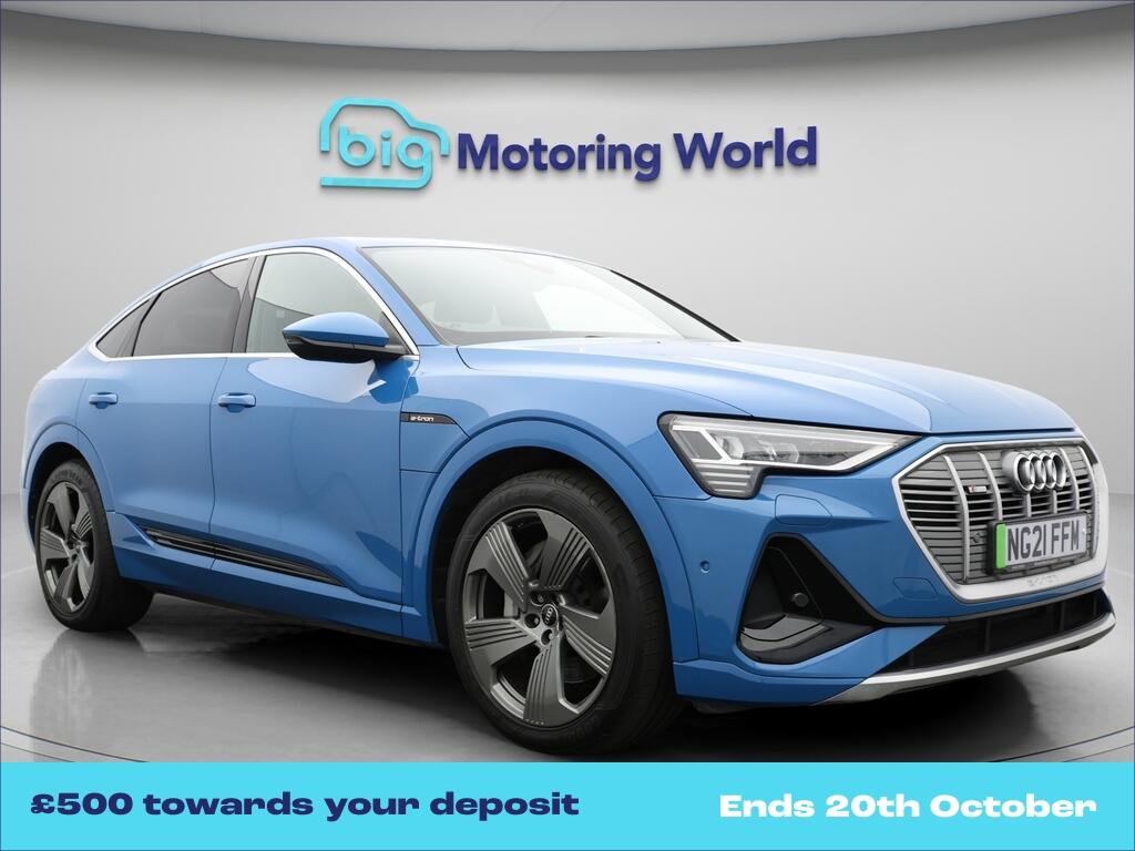 Blue 2021 Audi E-Tron SUV/Crossover All-wheel drive Automatic