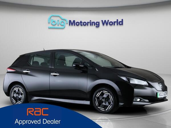Black 2023 Nissan Leaf Hatchback Front-wheel drive Automatic