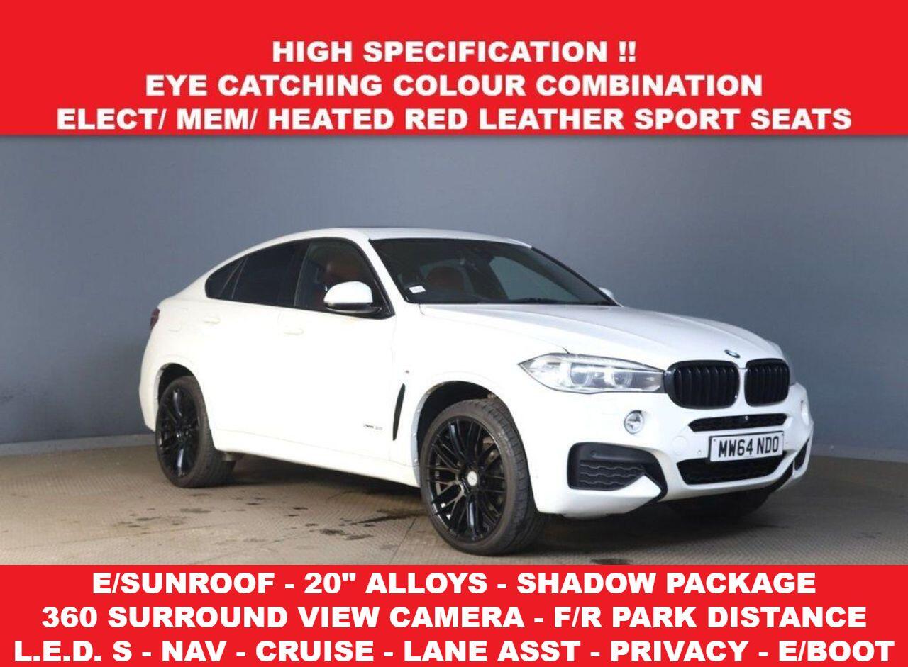 2014 BMW X6 in White for sale