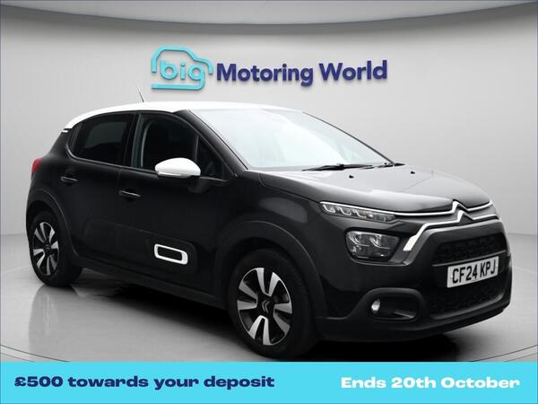 Black 2024 Citroen C3 Hatchback Front-wheel drive Automatic