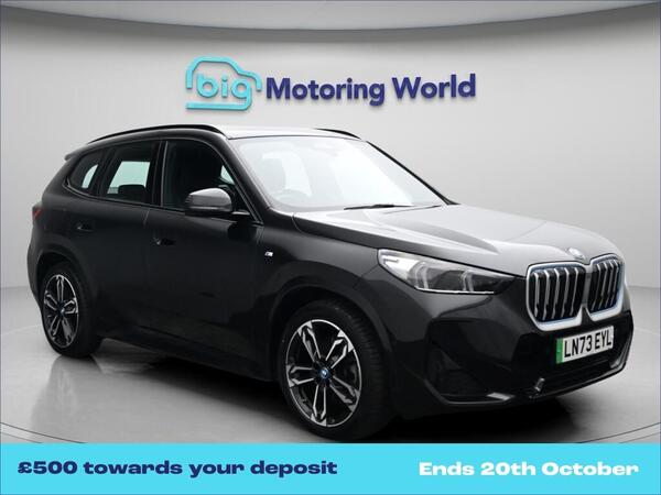 Black 2023 BMW iX1 Estate All-wheel drive Automatic
