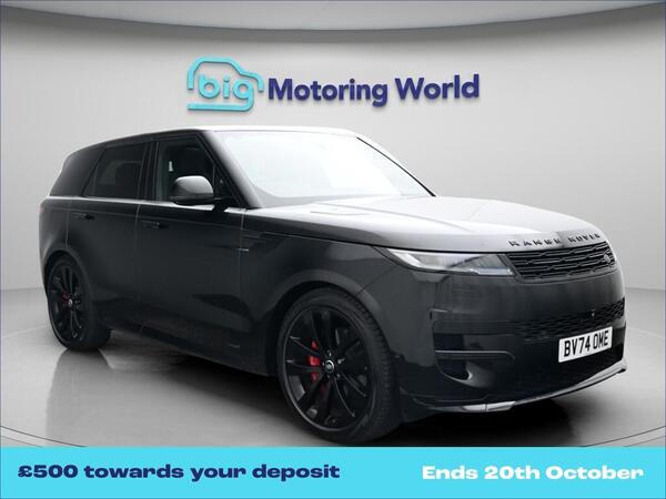 Black 2024 Land Rover Range Rover Sport SUV/Crossover All-wheel drive Automatic