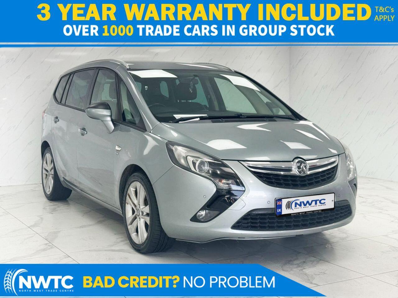 2015 Vauxhall Zafira Tourer in Silver for sale