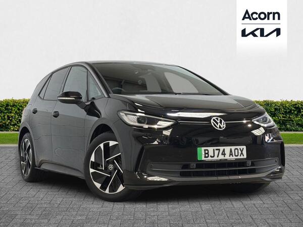 Black 2024 Volkswagen ID.3 E Pro Match (59kWh) Hatchback Rear-wheel drive Automatic