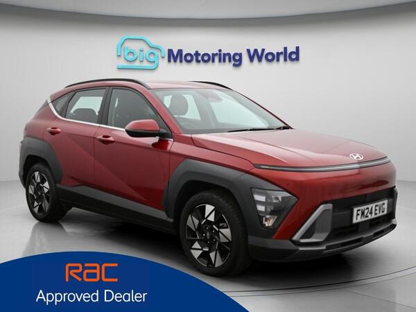 Red 2024 Hyundai Kona Hatchback Front-wheel drive Automatic