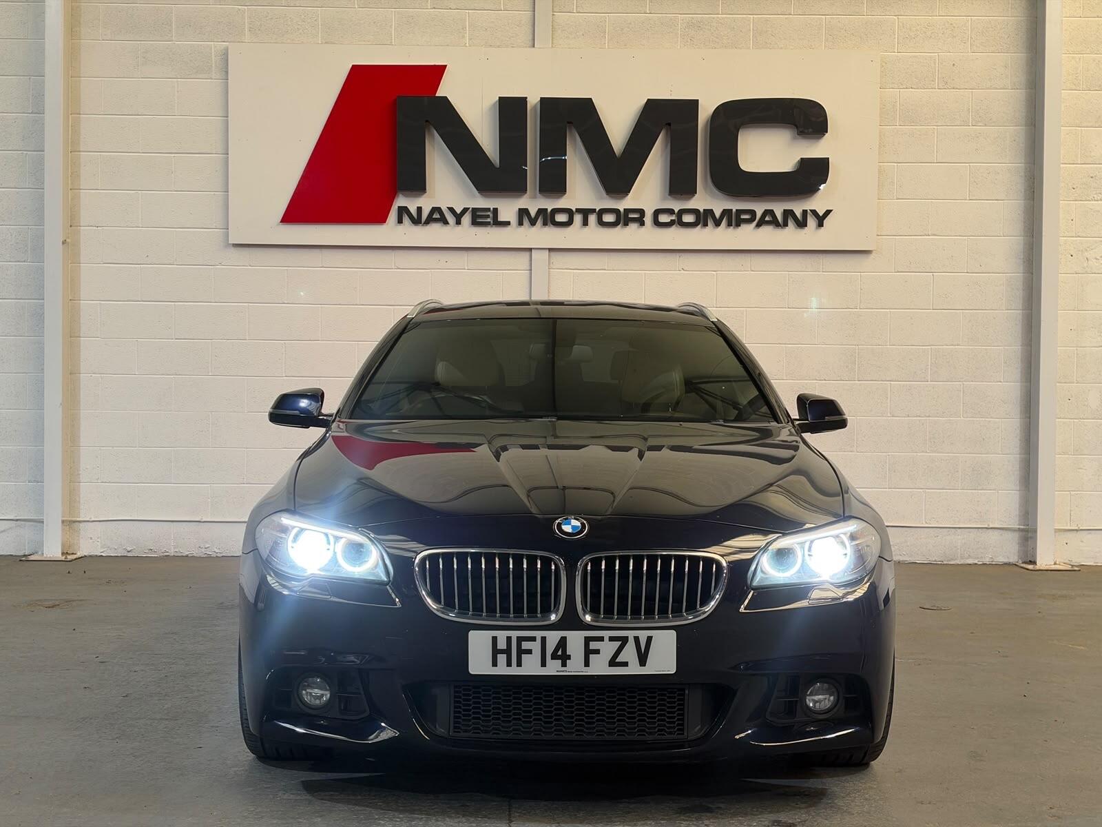 Black 2014 BMW 5 Series Estate Rear-wheel drive Automatic
