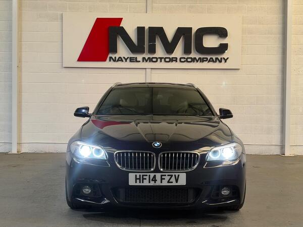 Black 2014 BMW 5 Series Estate Rear-wheel drive Automatic