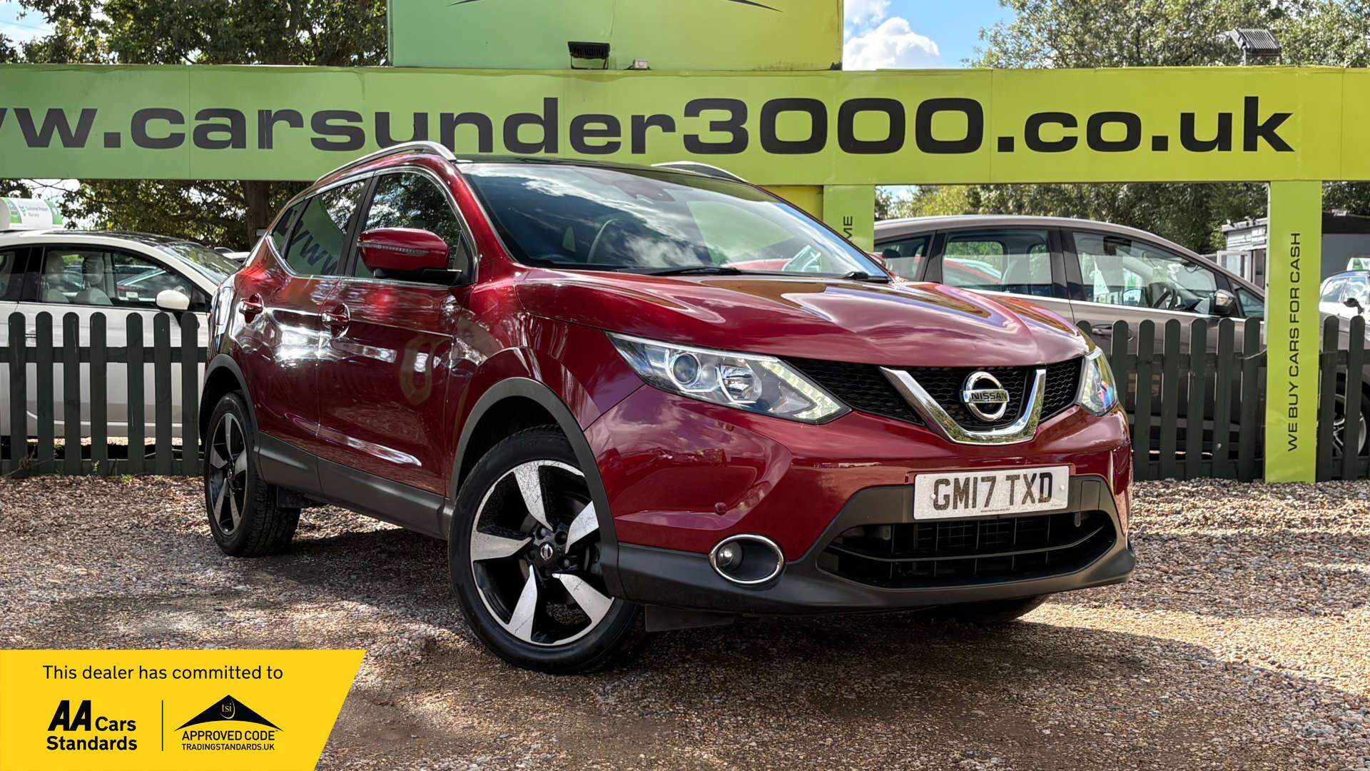 2017 Nissan Qashqai in Red for sale
