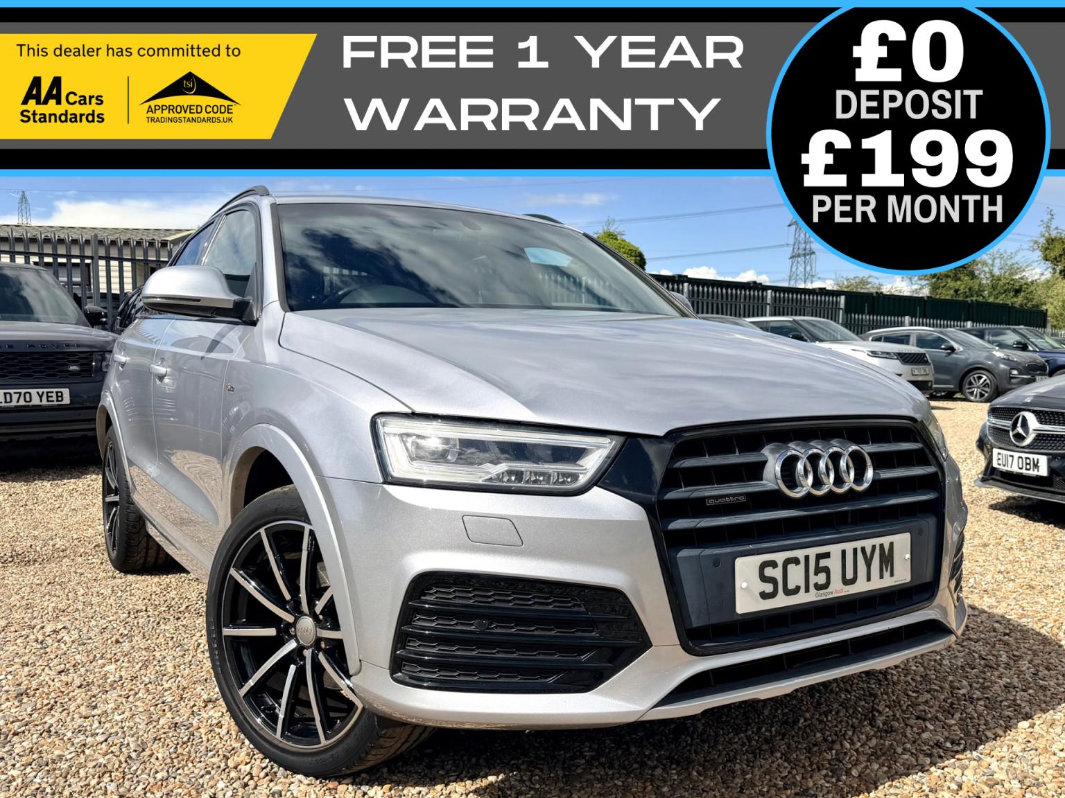 2015 Audi Q3 in Silver for sale