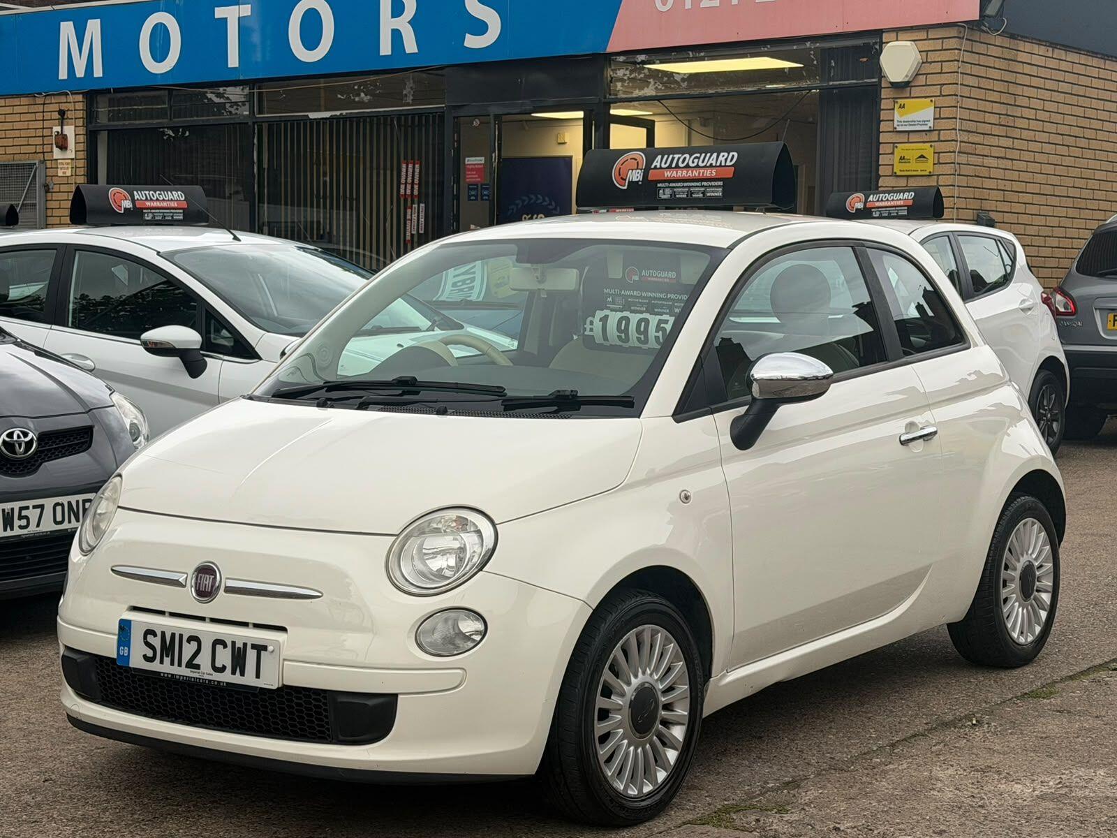 2012 Fiat 500 in White for sale