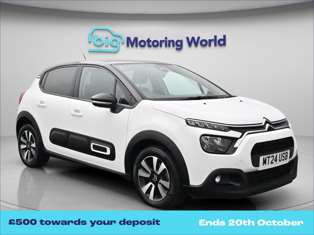 White 2024 Citroen C3 Hatchback Front-wheel drive Manual