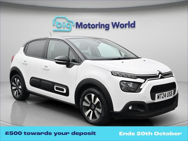 White 2024 Citroen C3 Hatchback Front-wheel drive Manual