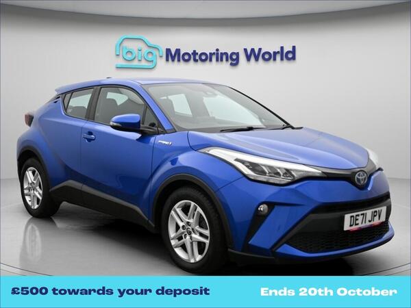 Blue 2021 Toyota C-HR Hatchback Front-wheel drive Automatic