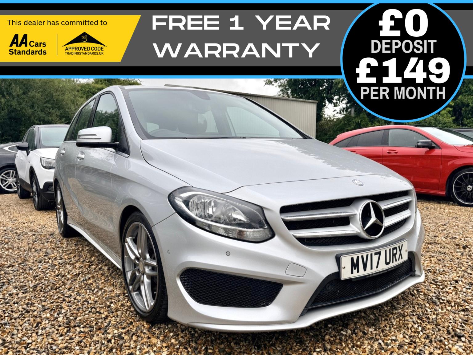 2017 Mercedes-Benz B-Class in Silver for sale