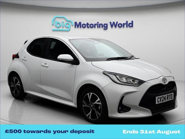 White 2024 Toyota Yaris Hatchback Front-wheel drive Automatic
