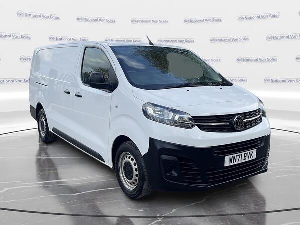White 2021 Vauxhall Vivaro Van Front-wheel drive Manual