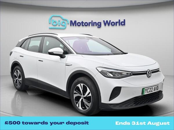White 2022 Volkswagen ID.4 Estate Rear-wheel drive Automatic