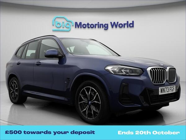 Blue 2023 BMW X3 SUV/Crossover All-wheel drive Automatic