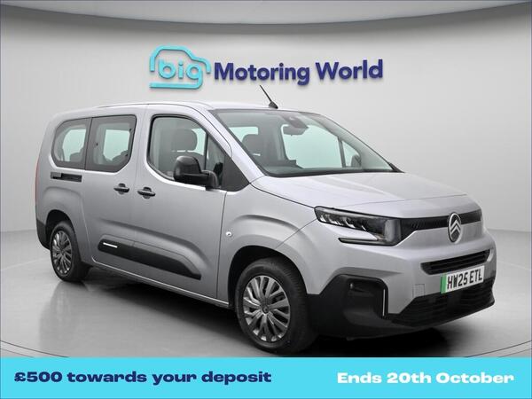 Grey 2025 Citroen Berlingo Estate Front-wheel drive Automatic