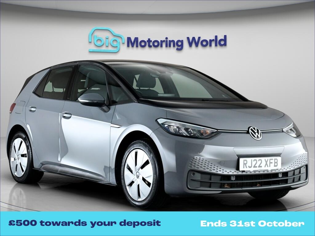 Grey 2022 Volkswagen ID.3 Hatchback Rear-wheel drive Automatic