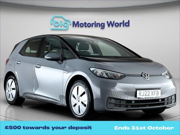 Grey 2022 Volkswagen ID.3 Hatchback Rear-wheel drive Automatic