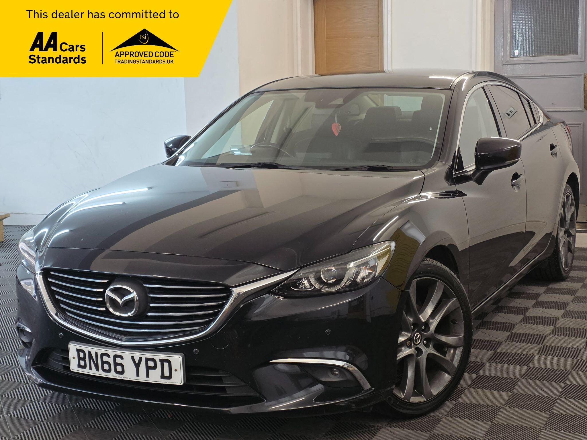 Black 2017 Mazda Mazda6 Saloon Front-wheel drive Manual