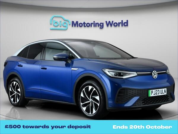Blue 2023 Volkswagen ID.5 Coupe Rear-wheel drive Automatic