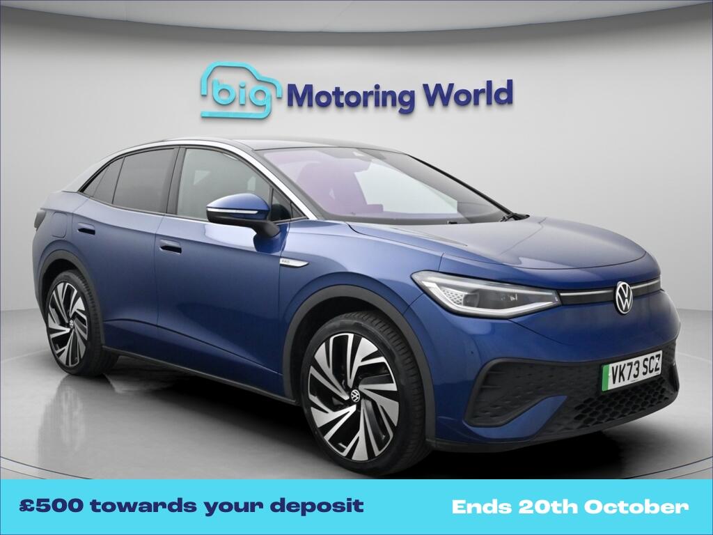 Blue 2023 Volkswagen ID.5 Coupe Rear-wheel drive Automatic