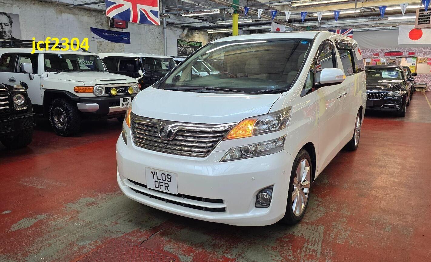 2009 Toyota Vellfire in White for sale