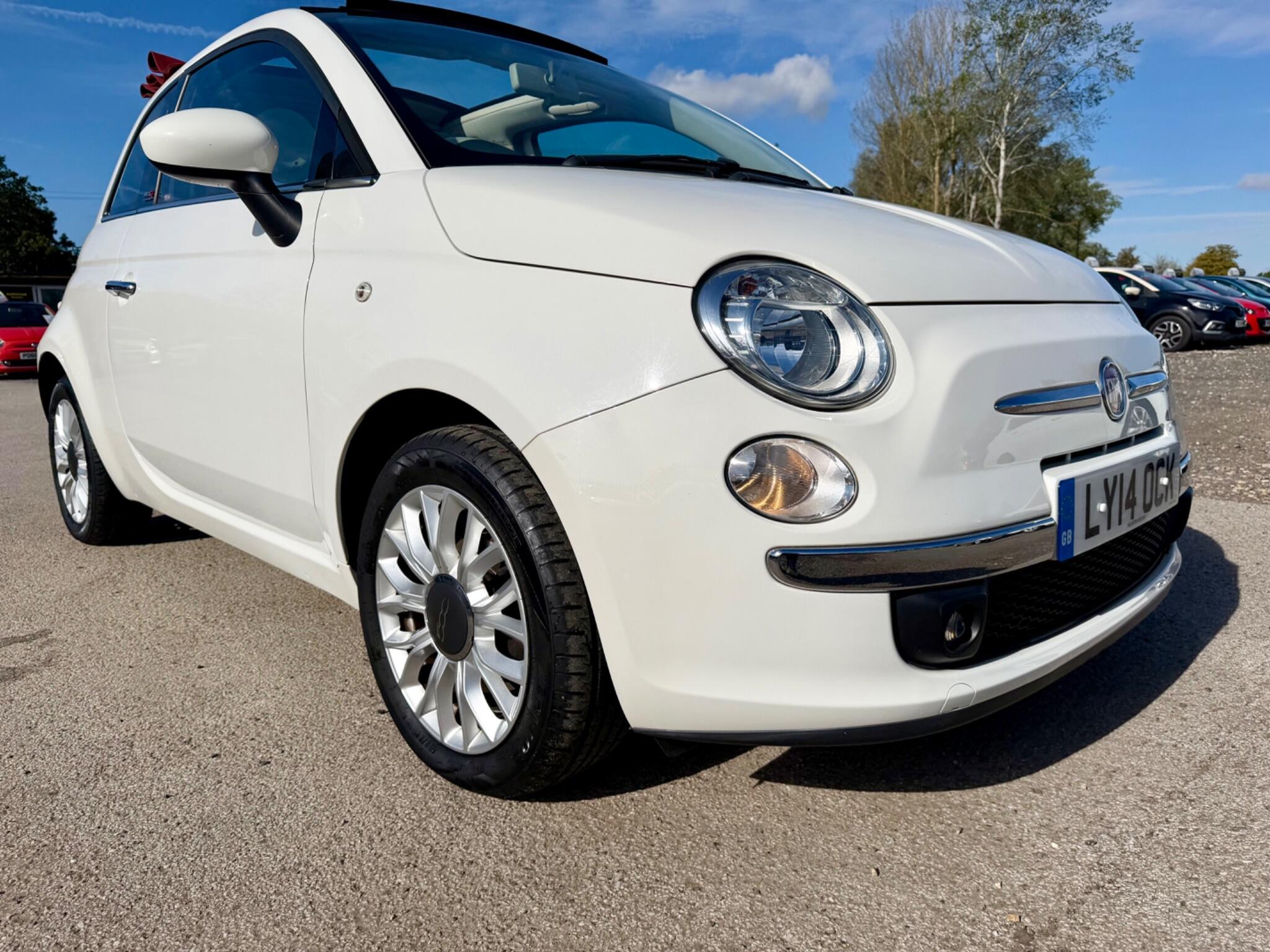 2014 Fiat 500c in White for sale