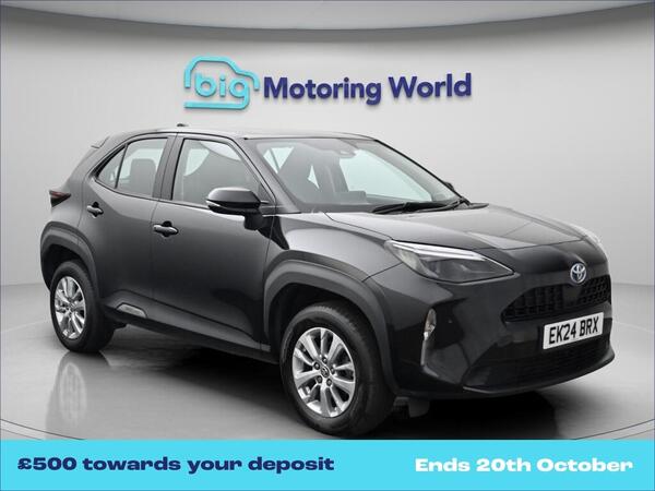 Black 2024 Toyota Yaris Cross Estate Front-wheel drive Automatic