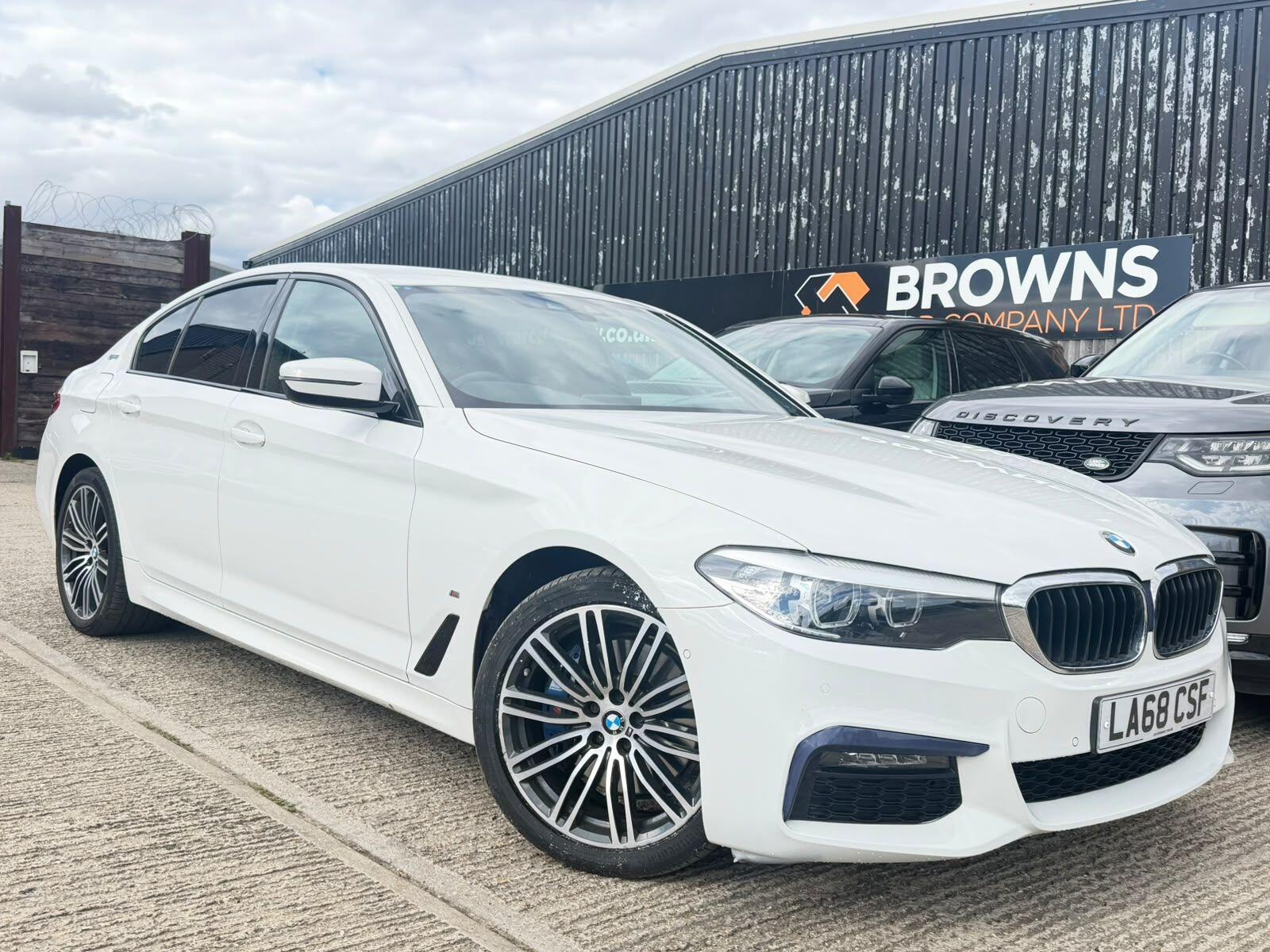 2018 BMW 5 Series in White for sale