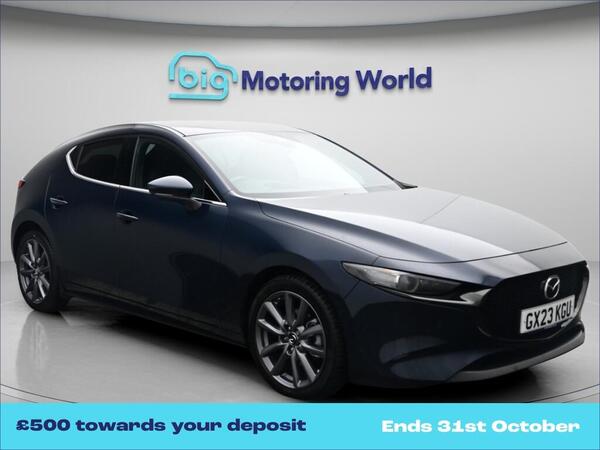 Blue 2023 Mazda Mazda3 Hatchback Front-wheel drive Automatic