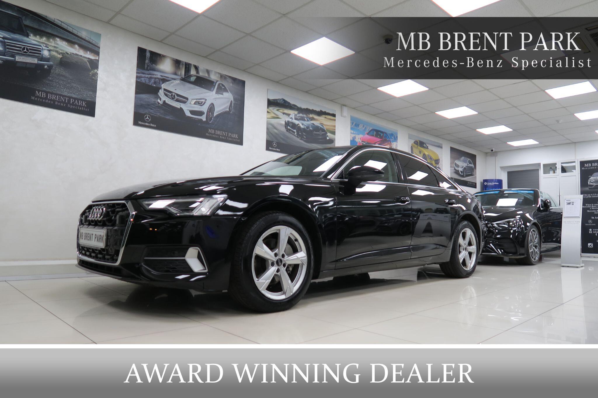 Black 2021 Audi A6 Saloon Front-wheel drive Automatic