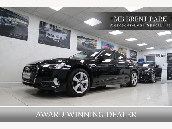 Black 2021 Audi A6 Saloon Front-wheel drive Automatic