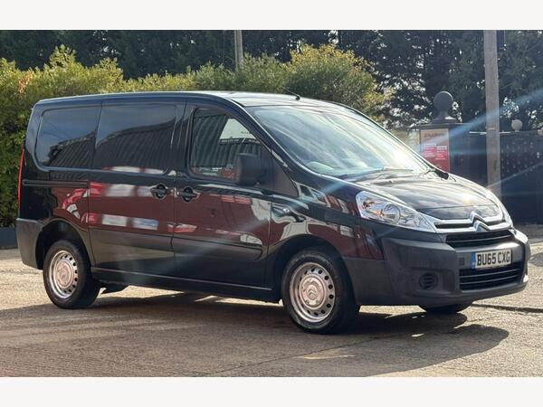 Black 2015 Citroen Dispatch Van Front-wheel drive Manual
