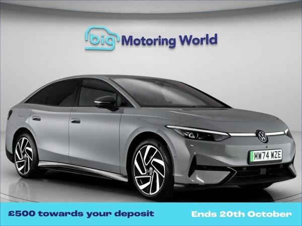 Grey 2024 Volkswagen ID.7 Estate Rear-wheel drive Automatic