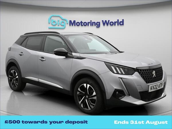 Grey 2022 Peugeot 2008 Estate Front-wheel drive Manual