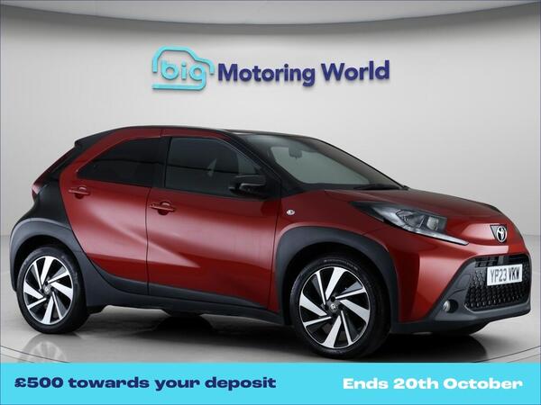 Red 2023 Toyota AYGO X Hatchback Front-wheel drive Manual
